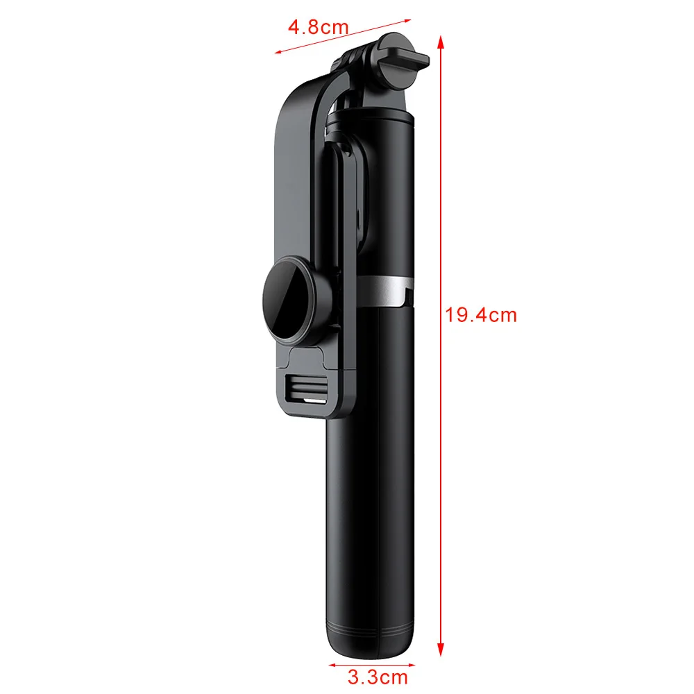 

Sel 4 in 1 wireless bluetooth selfie stick foldable mini tripod with wireless remote control, suitable for IOS Android