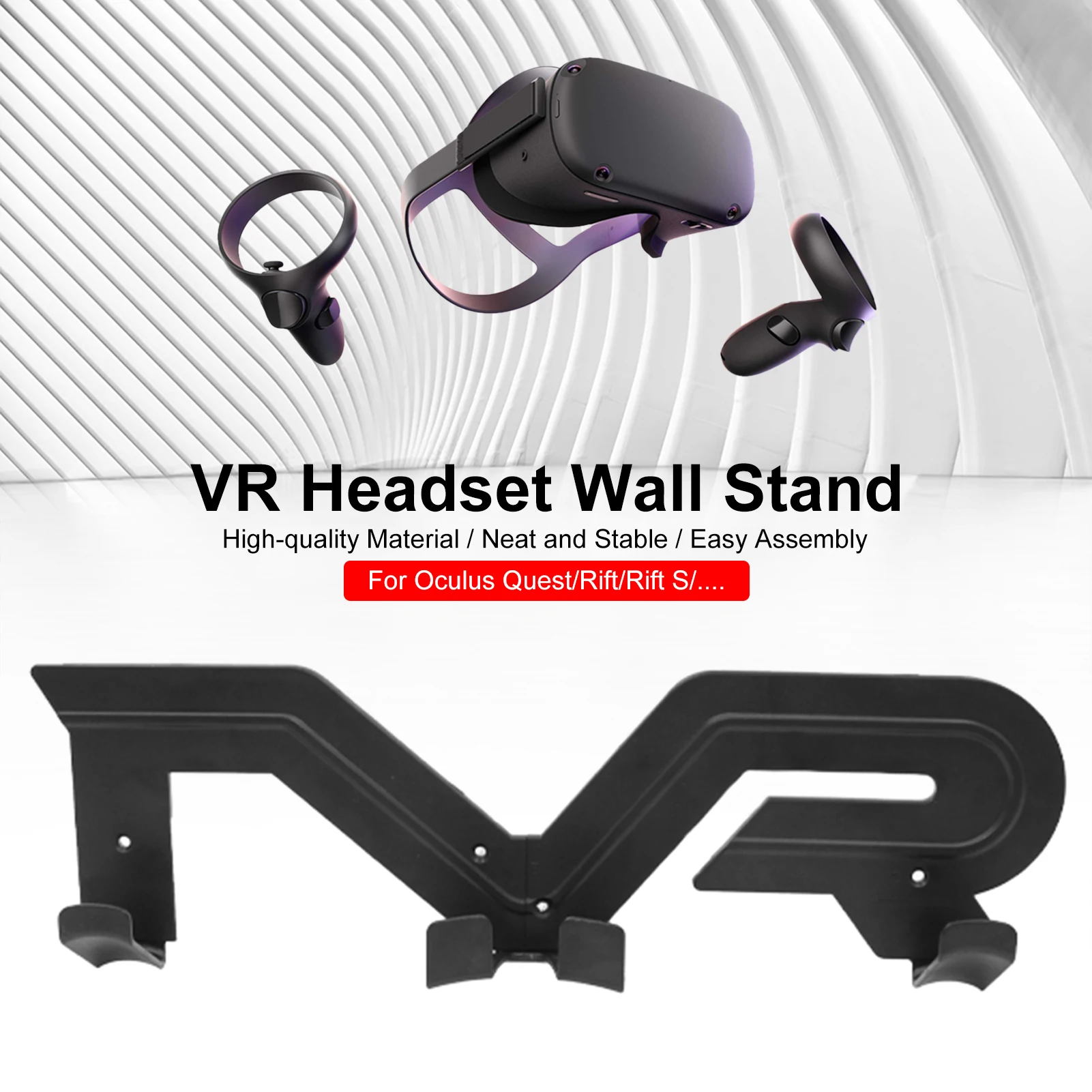 Универсальная настенная Подставка для хранения VR кронштейн Oculus Rift S Quest HTC Vive