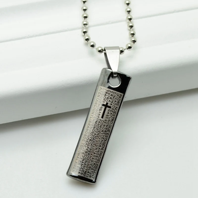 Мужское ожерелье с подвеской в виде креста|Ожерелья подвеской| |