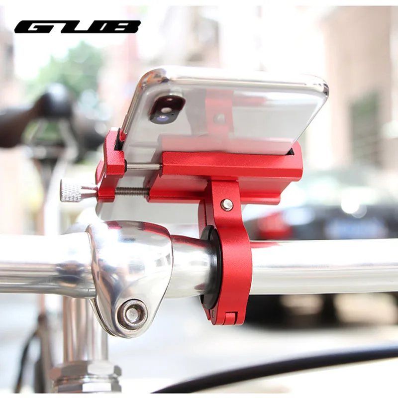 Aluminum Alloy Bicycle Mobile Phone Holder GUB G-81 Enhanced Four-claw Design Stand for Bike Electric Motorcycle | Спорт и