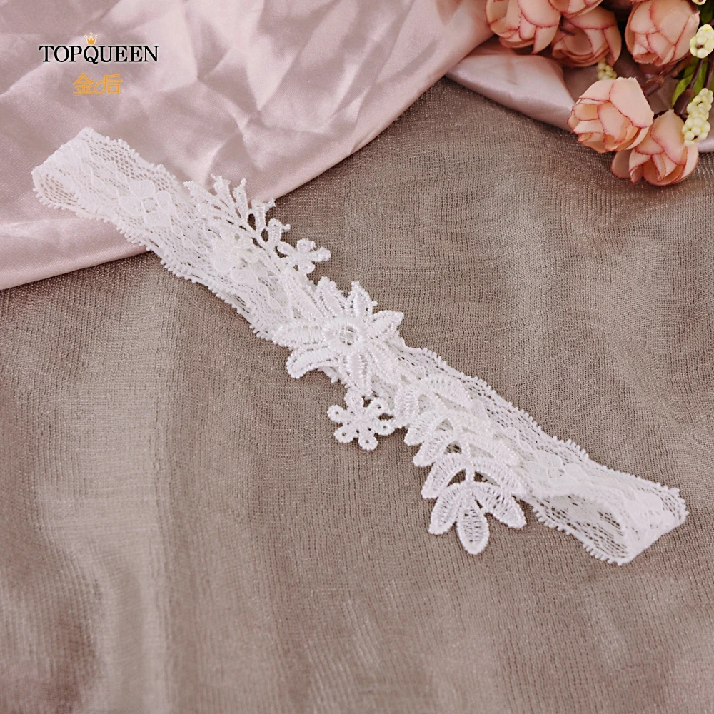 TOPQUEEN Wholesale Cosplay Wedding Garters Lace Embroidery Floral Sexy for Women/Bride Thigh Ring Bridal Leg Garter TH08 | Свадьбы и