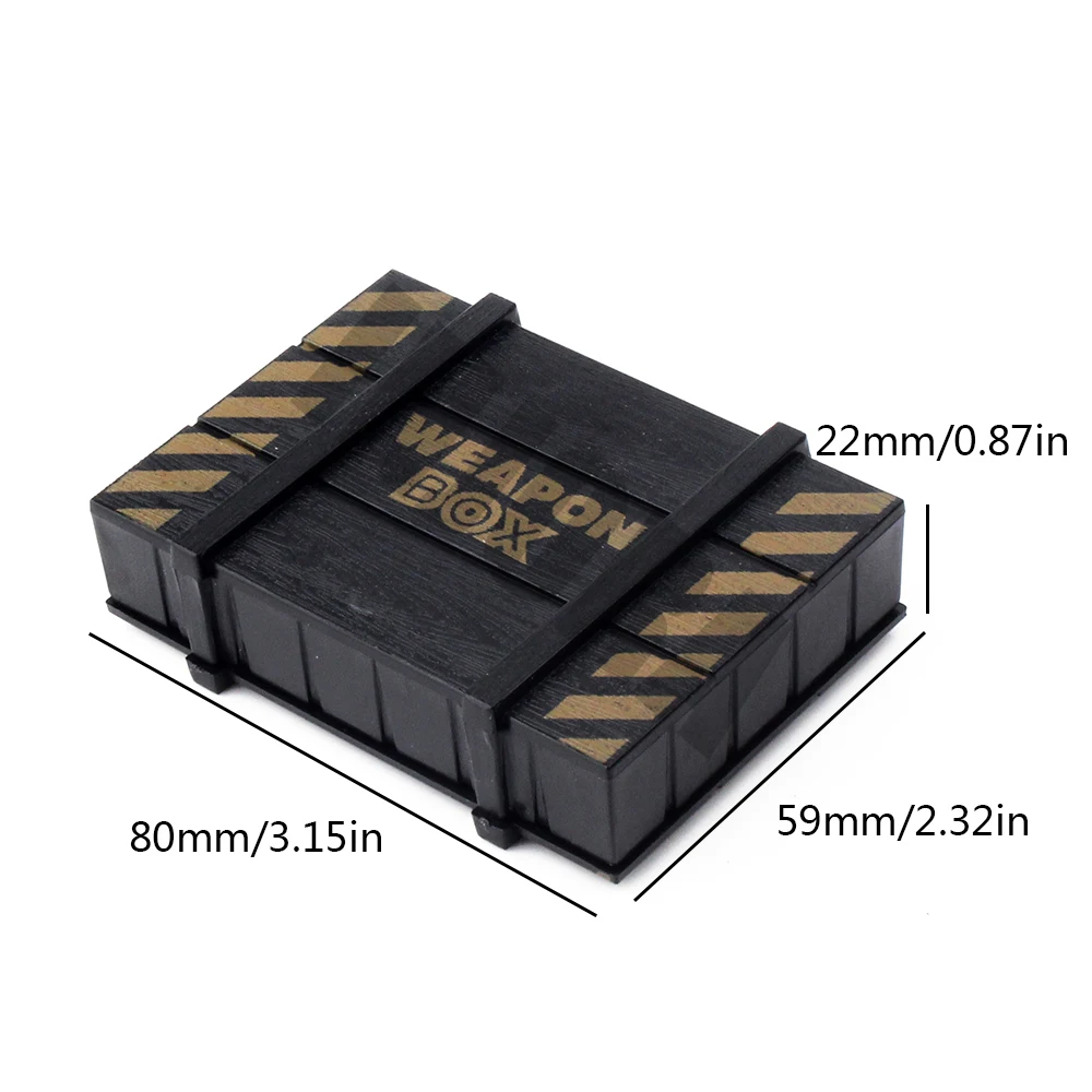 Аксессуары для радиоуправляемого гусеничного автомобиля 1:10 пластиковый ящик