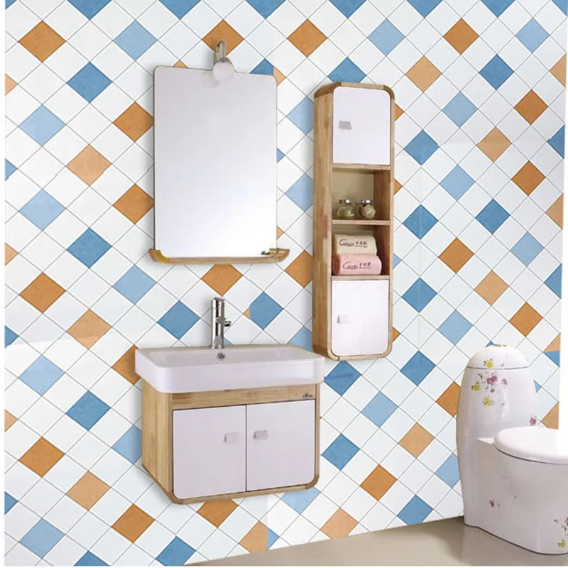 

Wallpaper self-adhesive bathroom waterproof sticker bathroom toilet toilet toilet tile renovation thickened wall sticker wallpap