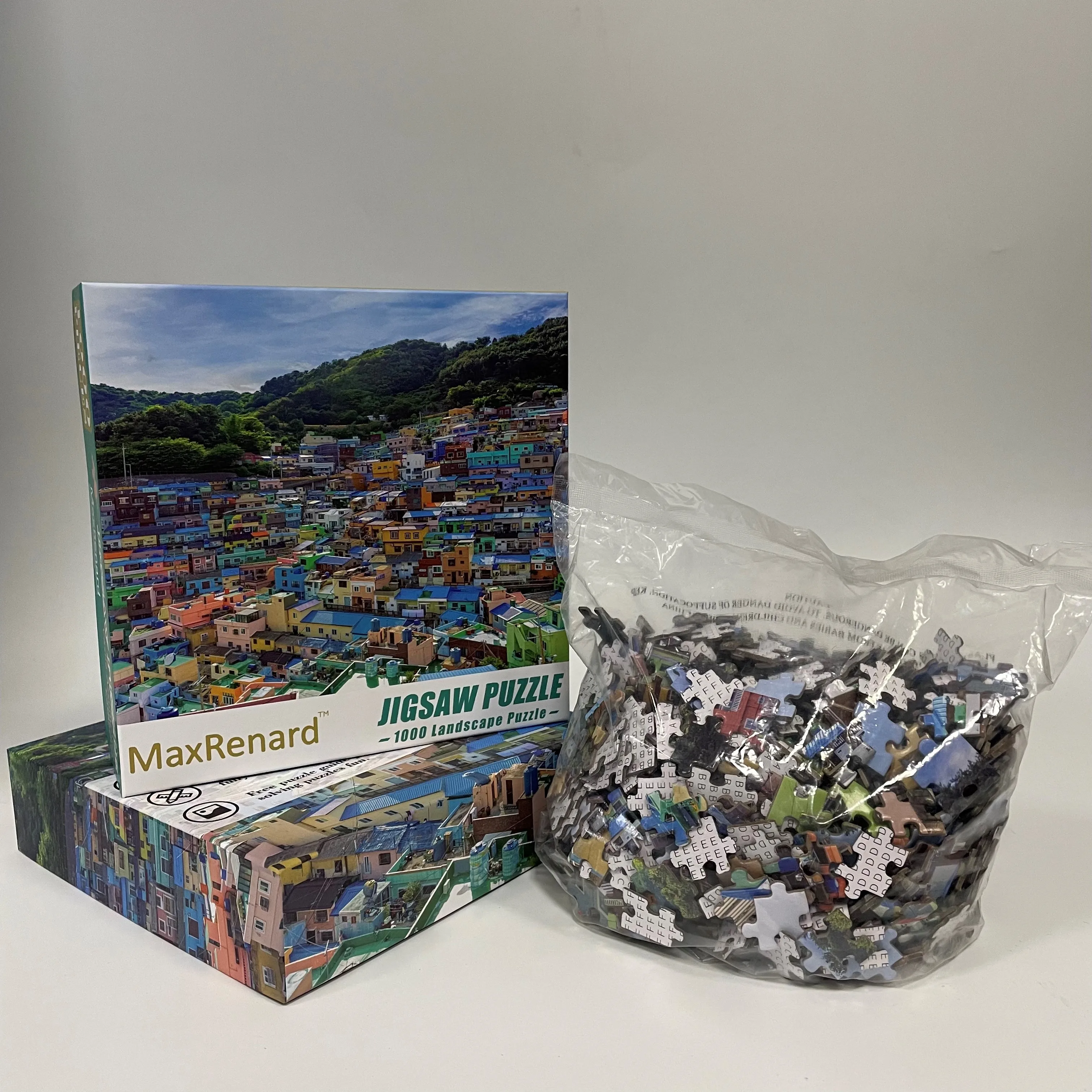 

MaxRenard 1000 Piece Jigsaw Puzzle Toys for Adults Landscape Colorcraft Intellectual Toy for Children Easy Cardboard Puz Gift