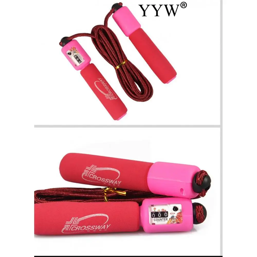 

PVC adjustable Jump Rope Training Crossfit Rope Gym Workout Equipments Quick Count Skipping Rope Men Women Counter Jumping Rope