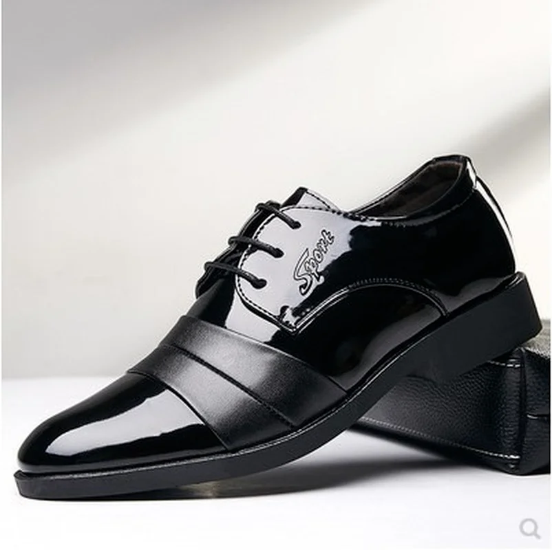 

Men's pointed toe shoes, spring and autumn tide shoes, Korean version of the wild trend, youth business casual all-match dress