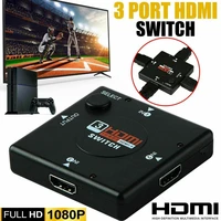 3 in 1 out 1080p hd splitter hdmi 1080p hd kvm switch three port conversion projector dvd set top box