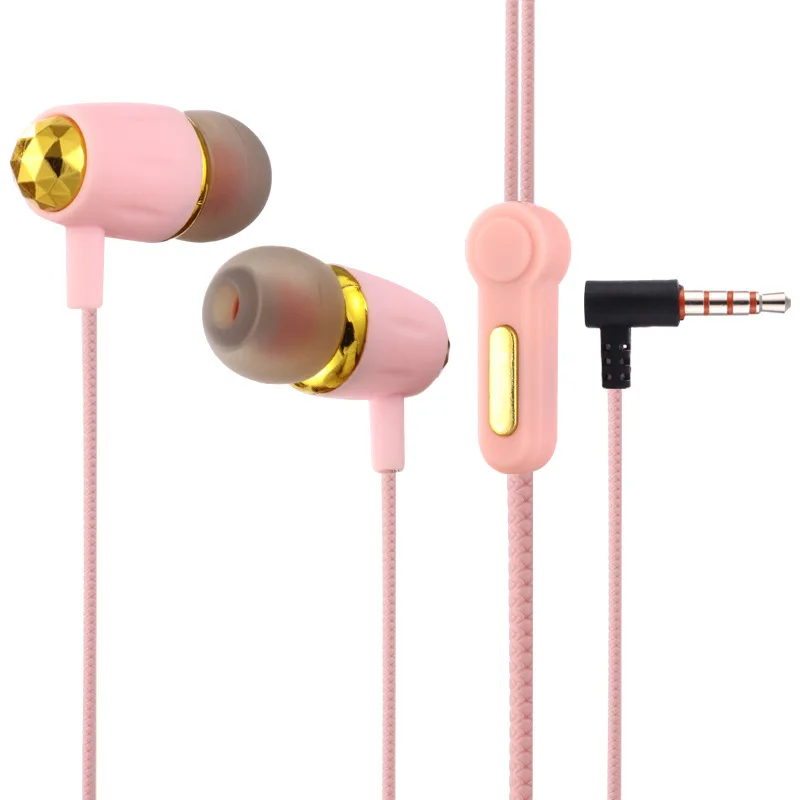 Проводные наушники для телефона Yulass мужчин и женщин черные Новое поступление