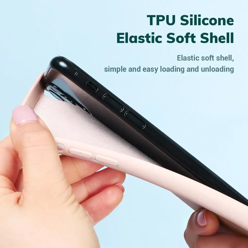 Силиконовый чехол TOPK для iPhone 11 Pro Max ударопрочный из мягкой жидкой силиконовой