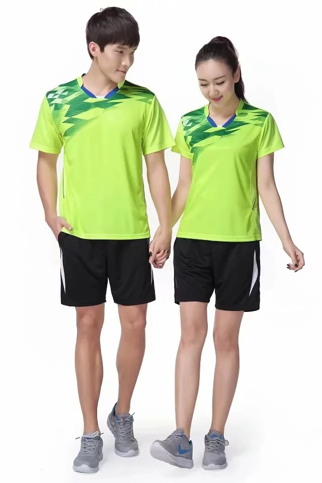 Быстросохнущая теннис Спортивный костюм для поглощения пота летом дышащей ткани