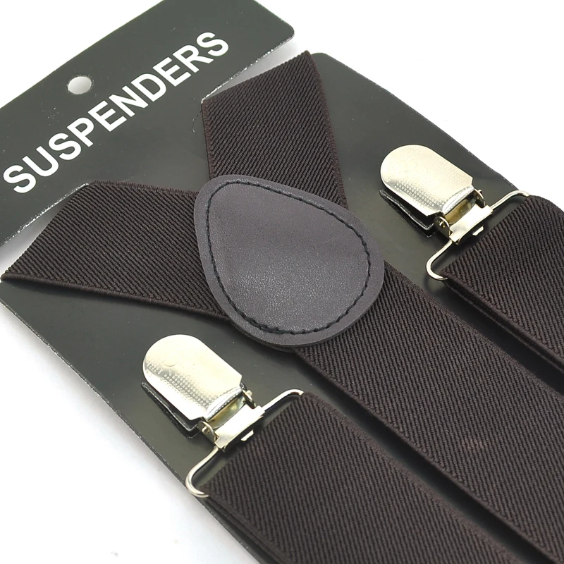 Женские мужские подтяжки для брюк держатель свадебные регулируемые ремни 3 5 см