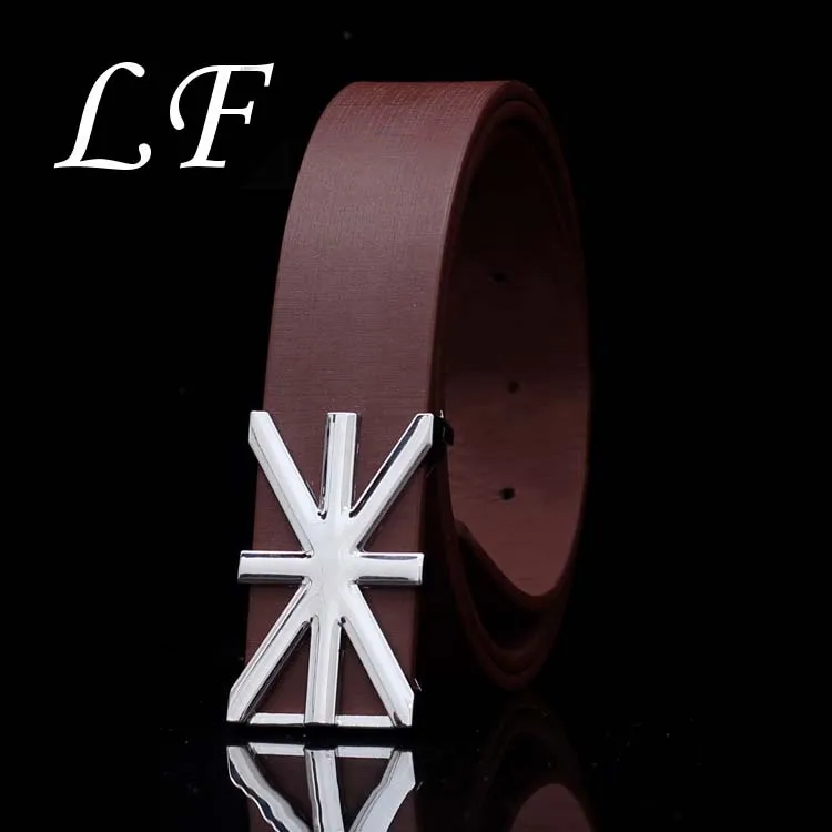 

Explosion Models Trend Belts Wild Belt Personality Fashion Letters Rice Word Smooth Buckle