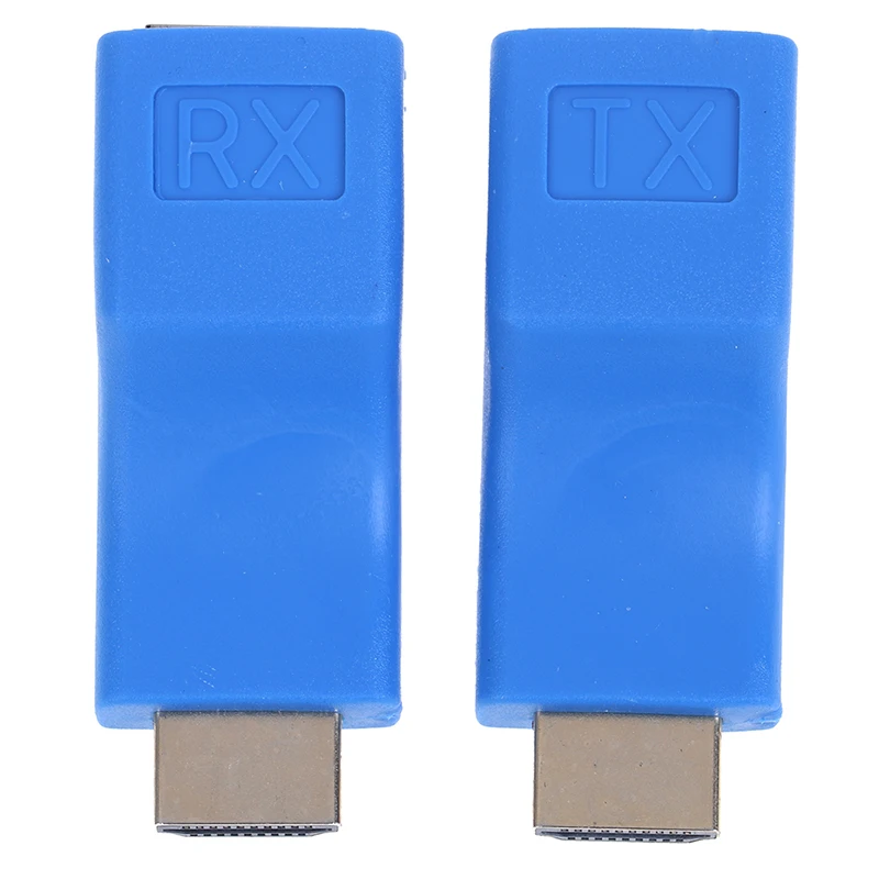 

2 шт. 1080p Hdmi-удлинитель для Rj45 через Cat 5e/6 сетевой Lan Ethernet-усилитель