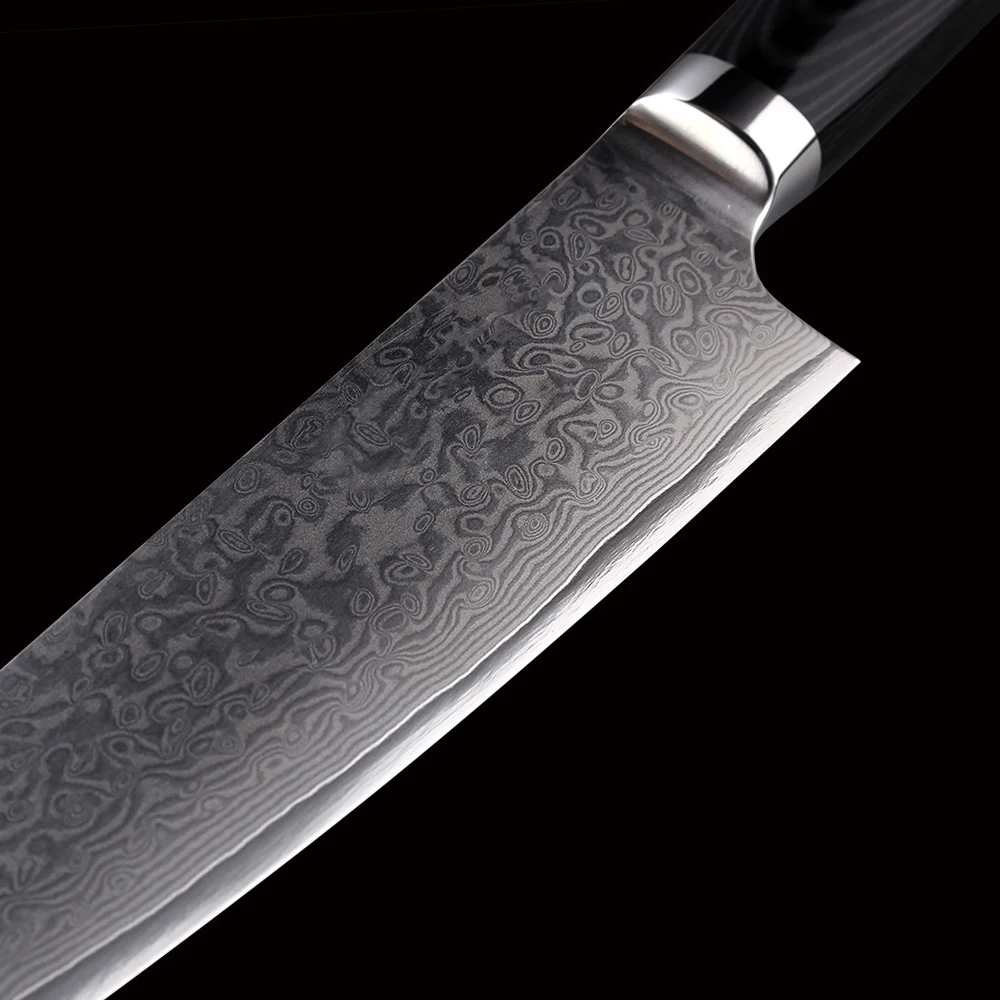 FINDKING Новый дамасский нож Mikata с ручкой 8 дюймов шеф-нож 67 слоев кухонные ножи из