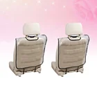 2 шт., прозрачные водонепроницаемые накладки на спинку сиденья автомобиля