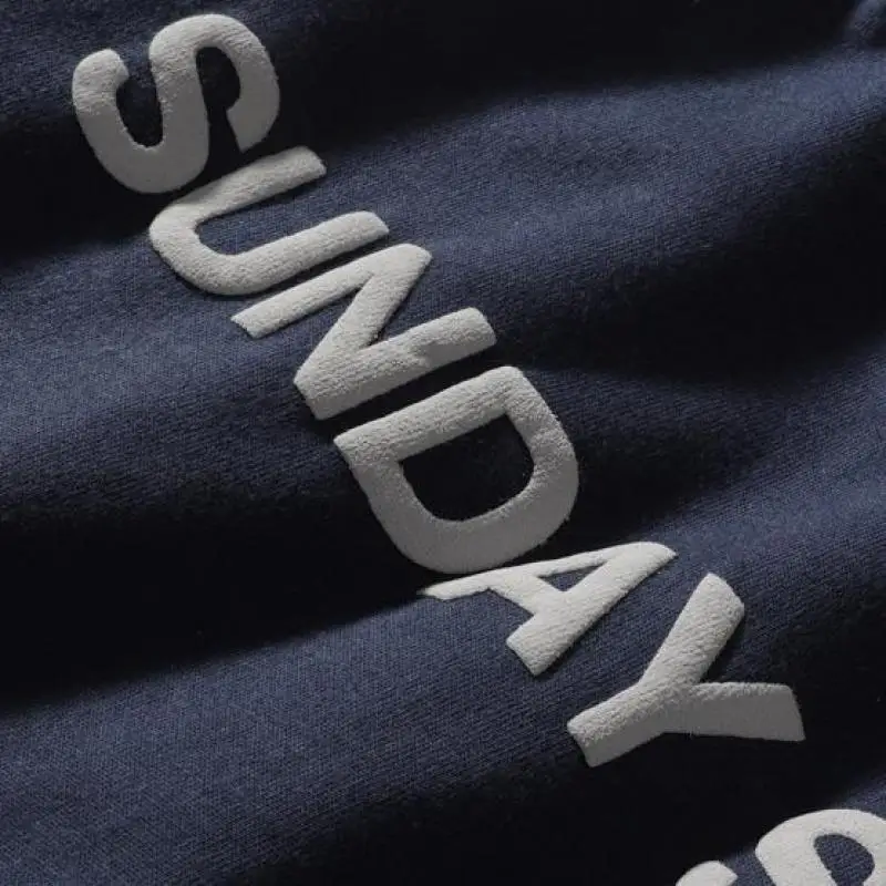 

Sunday Service Kanye West Foaming Printing Short Sleeve Tshirts For Men Women Turtleneck Hip Hop Loose Fit Cotton Summer T Shirt