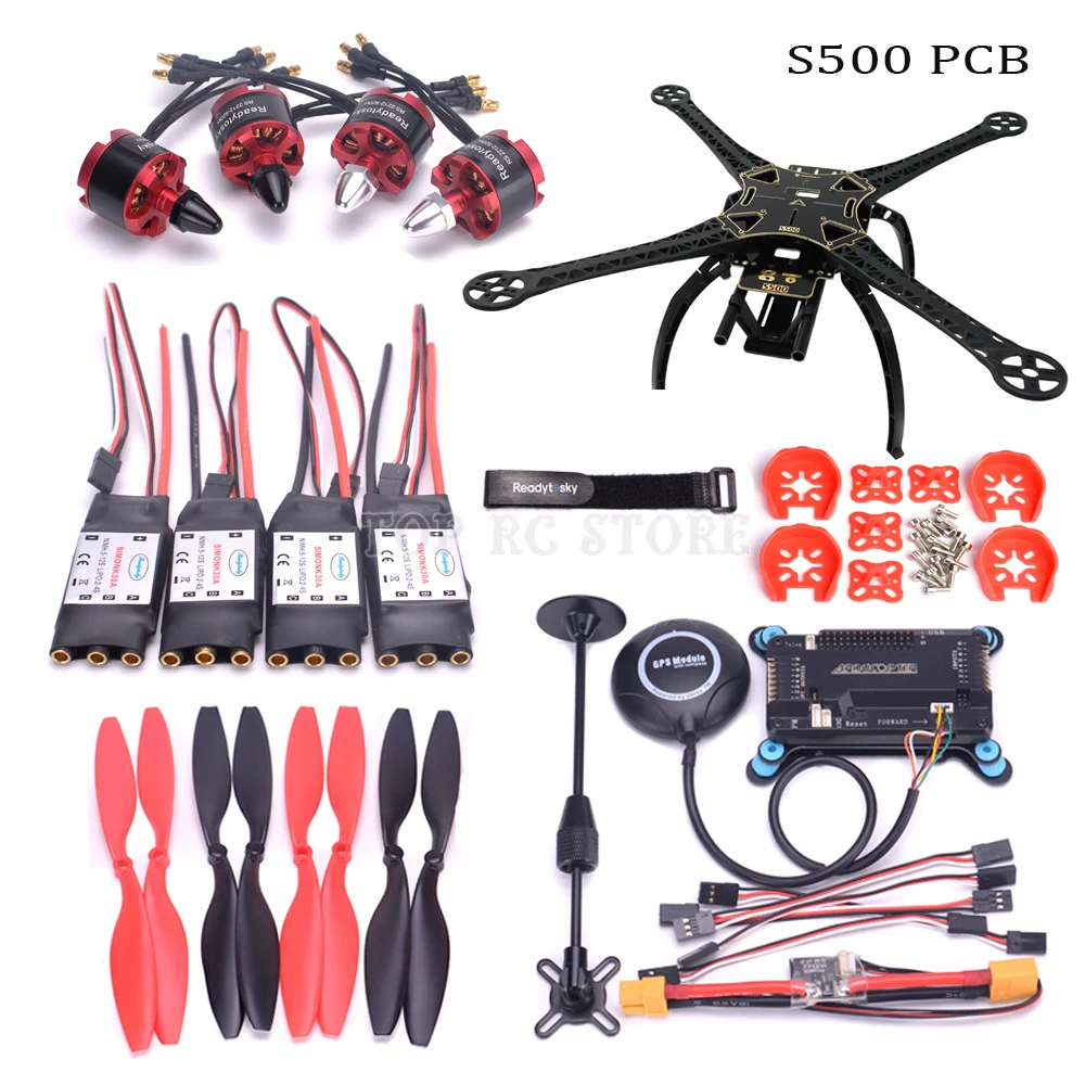 F450 450 мм S500 X500 комплект рамок печатной платы APM2.8 Контроллер полета M8N GPS 2212 920KV