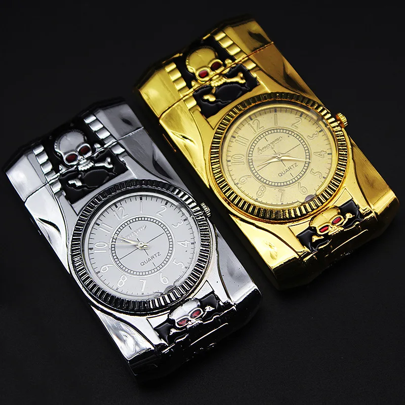 Metal Watch Butane Jet Torch Turbo Lighter Gas Lighters Smoking Accessories Cigarettes Multifunction Flash | Дом и сад