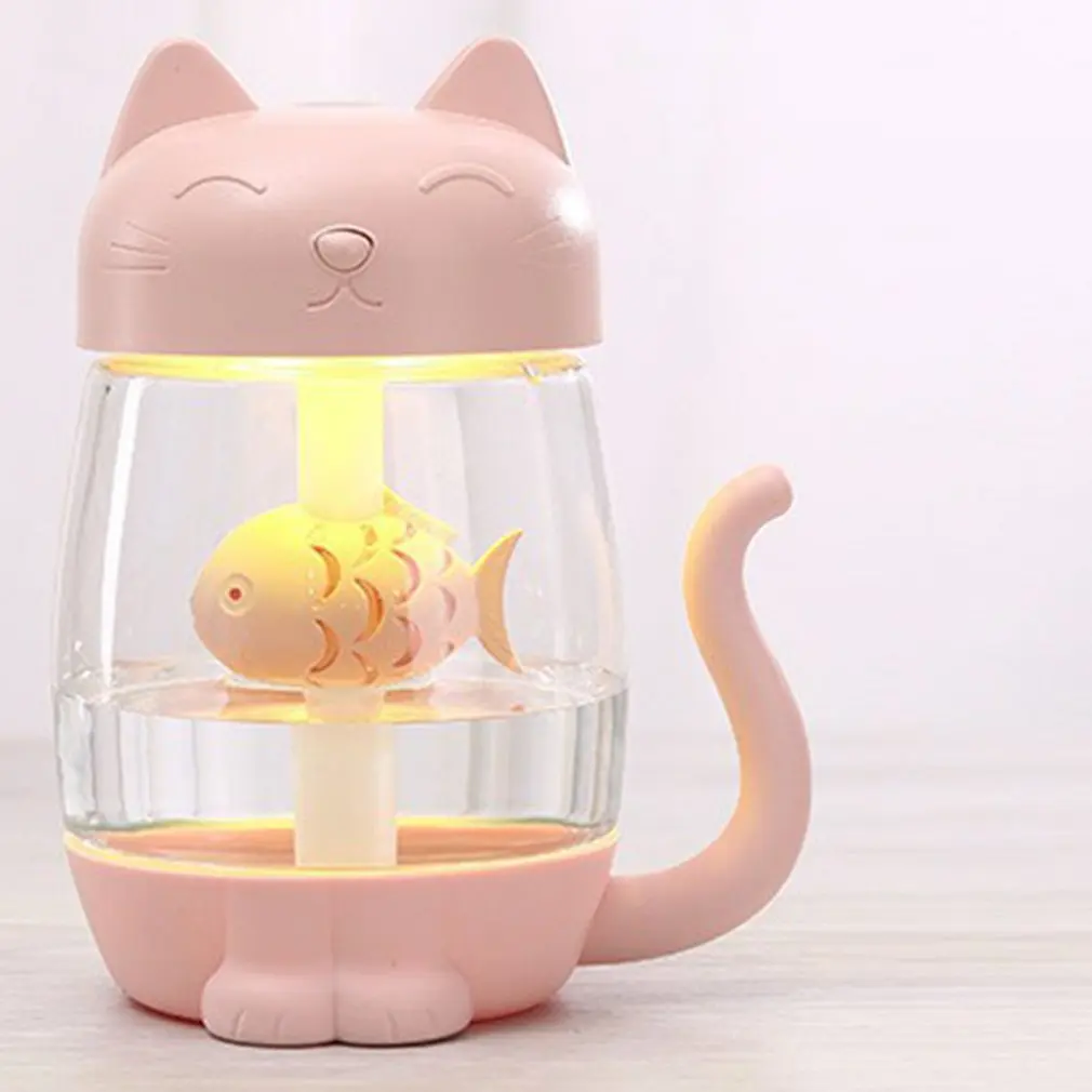 

Cat Humidifier Three-In-One USB Lamp Night Light Cat Claw Humidifier Can Be Used For Desk Tops Home Bedrooms
