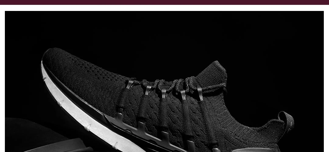 Xiaomi Mijia Sneaker 3 мужские спортивные кроссовки с замком Fishbone, эластичная трикотажная обувь, амортизирующая обувь для фитнеса PK Mijia 2