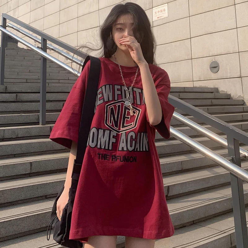 Гонконгская Модная брендовая американская Ретро футболка с коротким рукавом