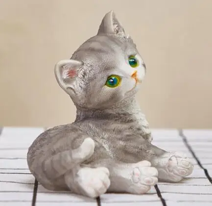

Living Room Decoration Simulation Cat Wine Cabinet Adorable Cat Crafts Home Creative Kitten