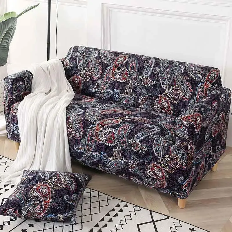 

47 Cotton Elastic Non-slip Stretch Sofa Slipcover Couch Covers Sofa Towel Sofa Cover for Living Room 1/2/3/4-seater