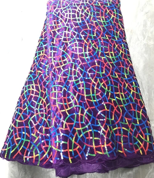 AMLM041 новейший дизайн французская бархатная кружевная ткань! Африканская ткань с