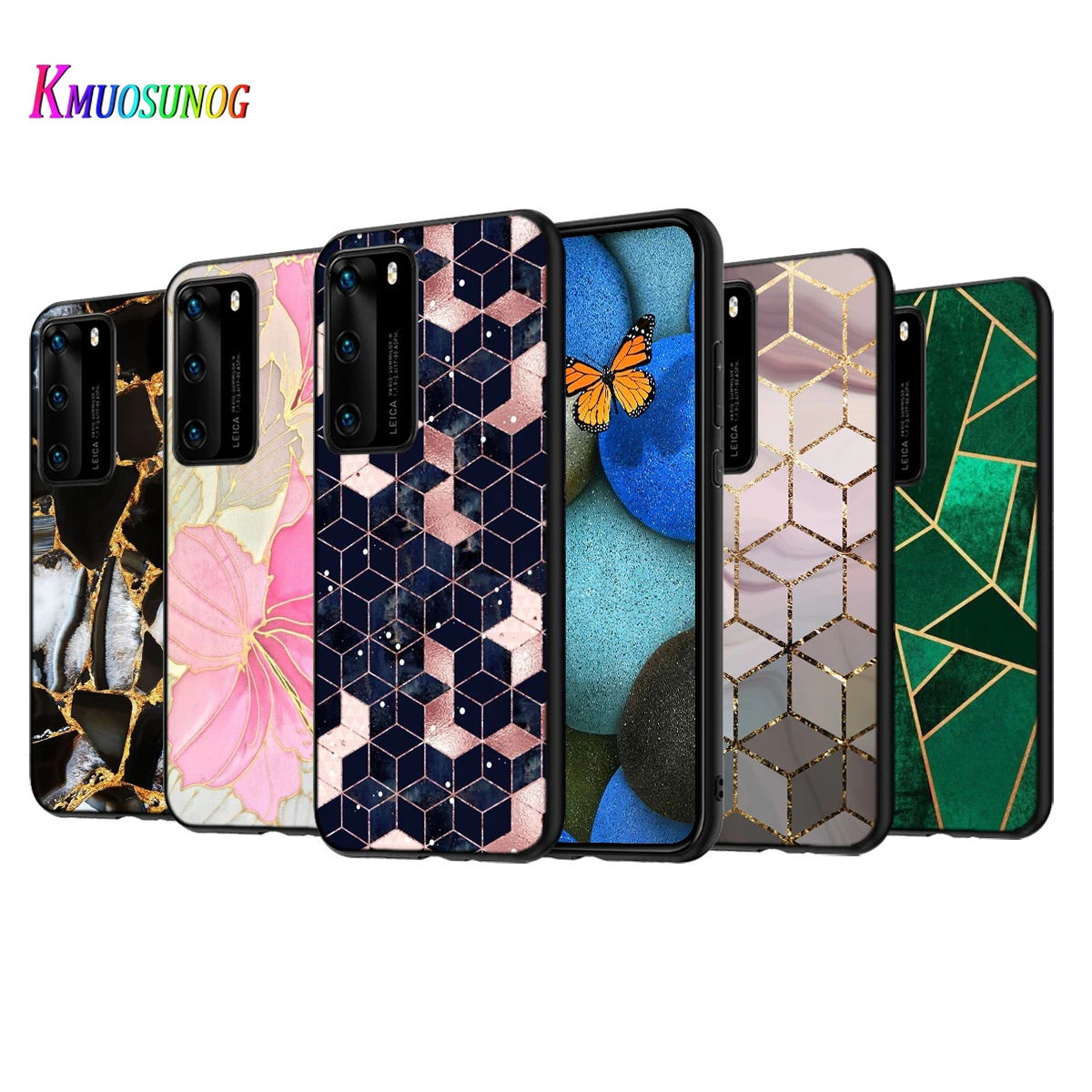 Мраморный узор для Huawei P Smart Z Plus 2020 2019 P40 P30 P20 Pro P10 P9 P8 Lite E чехол телефона|Бамперы| |
