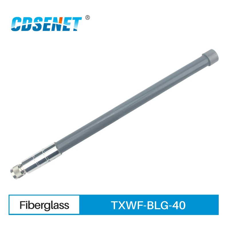 

2.4GHz 5.8GHz Fiberglass Antenna 6/9dBi TXWF-BLG-40 CDSENET High Gain Long Range N-J Waterproof Strong Sealing for Outdoor Use