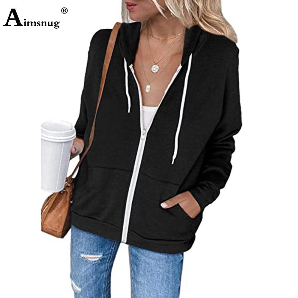 

2020 осенние толстовки, свитшот, женская одежда, модная рубашка с открытым стежком на молнии, пуловеры, Женские повседневные топы с капюшоном, ...