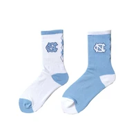 men new fashion valor blue cotton sport socks aj3 matching color unc logo basketball stockings