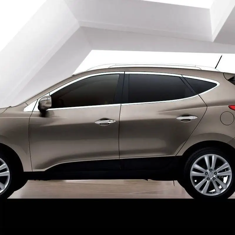 Хром Авто модифицированное окно внешние аксессуары молдинги Стайлинг