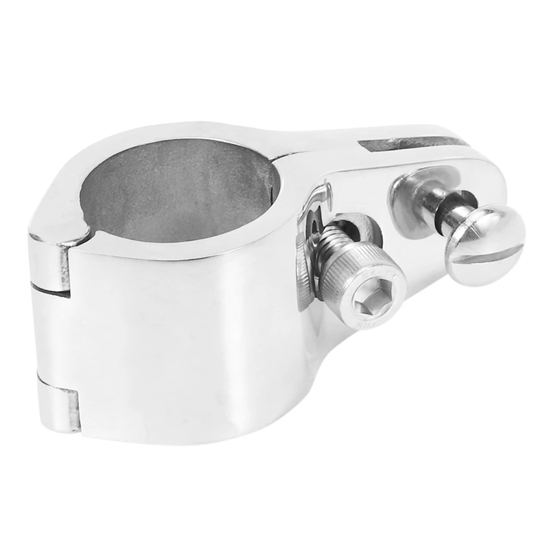 2X 25mm Fitting Boat Bimini Top Hinged Jaw Slide Marine Hardware 316 Stainless Steel with 2 Screws Easy Install |