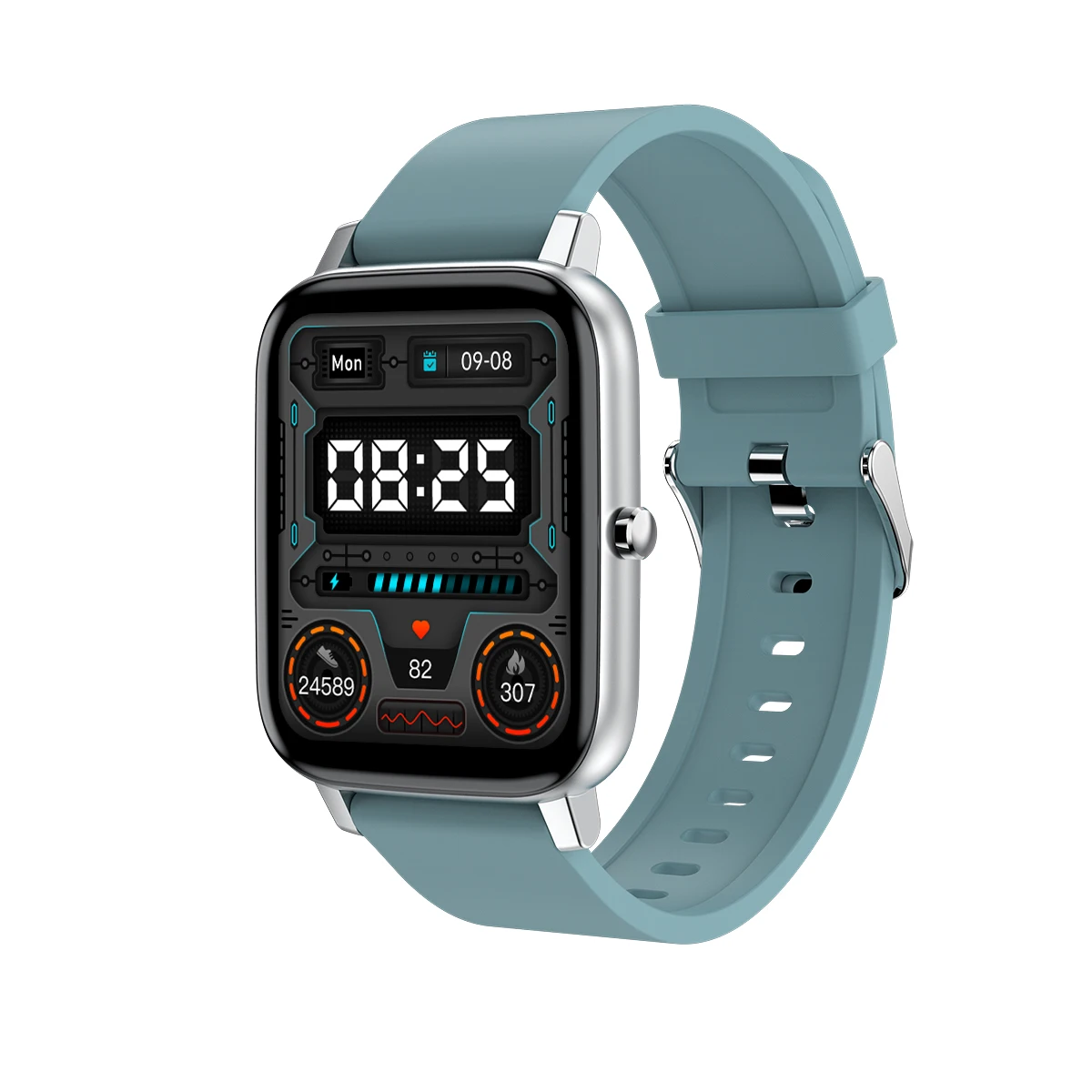

2021 H80T Smart watch man IP67 waterproof Sport Fitness Tracker 1.69Inch Smartwatch Music Control Body temperature Women's