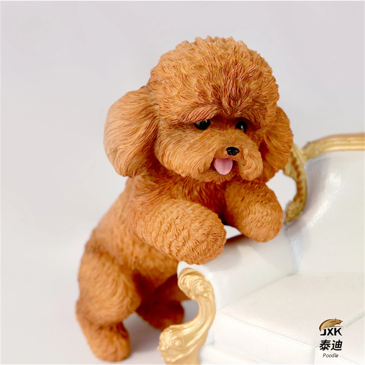 JXK симпатичная собака Пудель питомец собачья фигурка животного коллектор щенок