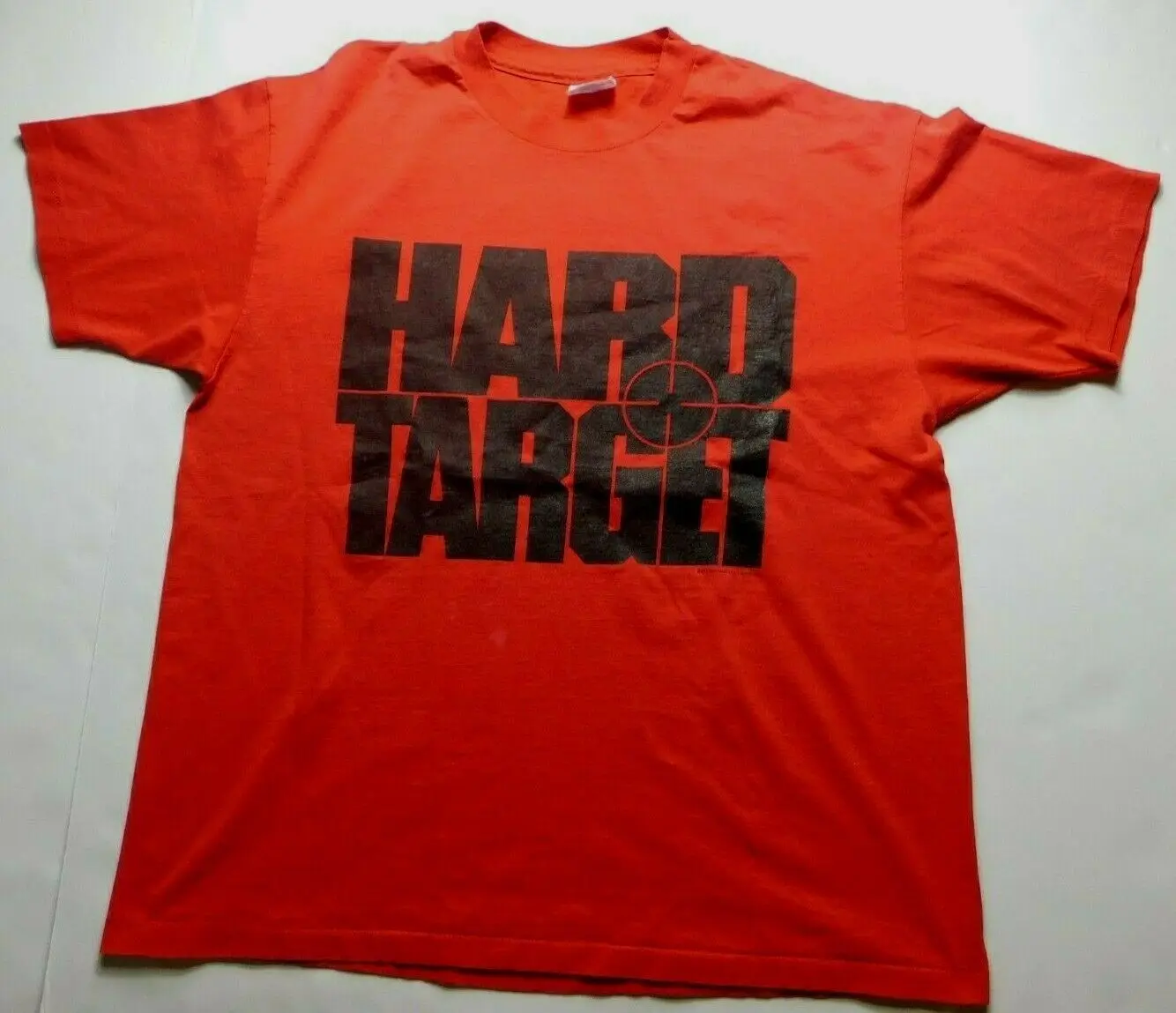 VTG 90S HARD TARGET t shirt MENS JEAN 