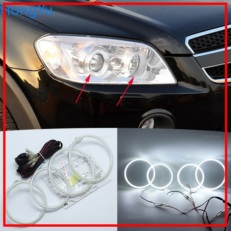 Для CHEVROLET CAPTIVA S3X 2006 2007 2008 2009 2010 2011 отличные Ангельские глазки ультра яркие