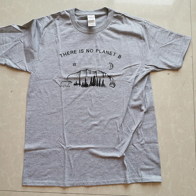 Нет планета хлопковая футболка с короткими рукавами для женщин Футболка уличная