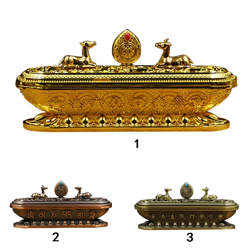 Тибетский сплав курильница для благовоний металлические изделия украшения