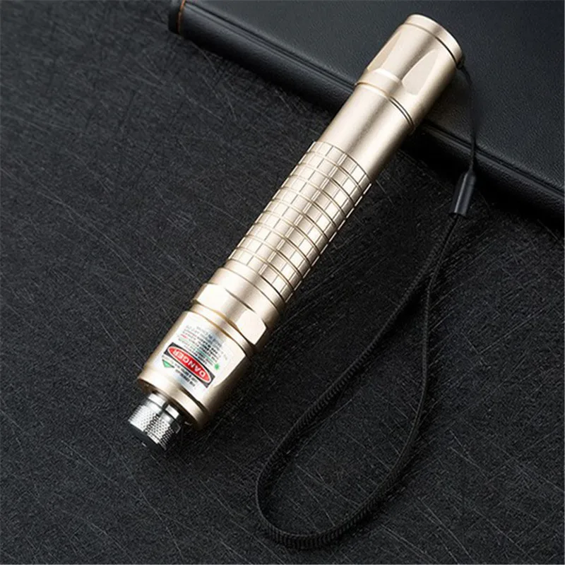 10000 м мощный высококачественный 532нм зеленый лазерный указатель металлический