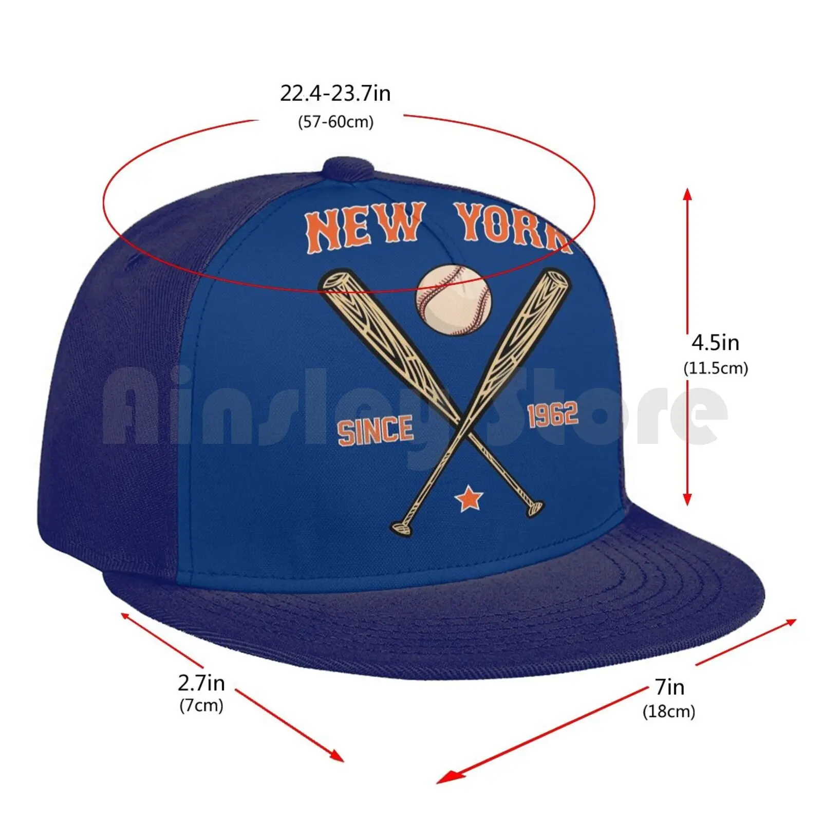 

Establishment-Baseball Design Baseball Cap Adjustable Snapback Hats Hip Hop Baseball Sport Sports Team Professional Name