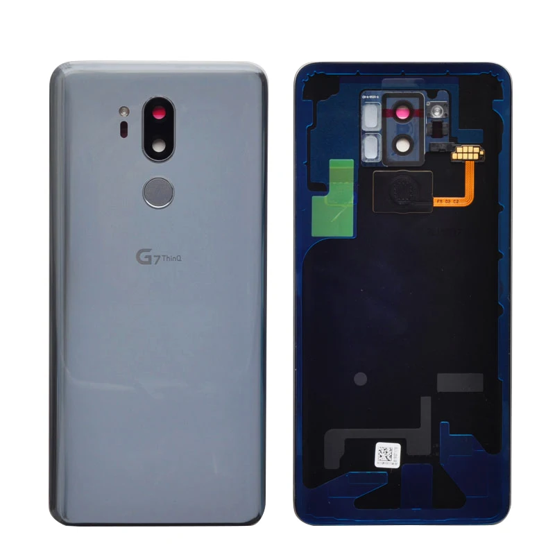ZUCZUG стеклянный задний корпус для LG G7 ThinQ G7+ чехол для батареи с отпечатком пальца+ логотип