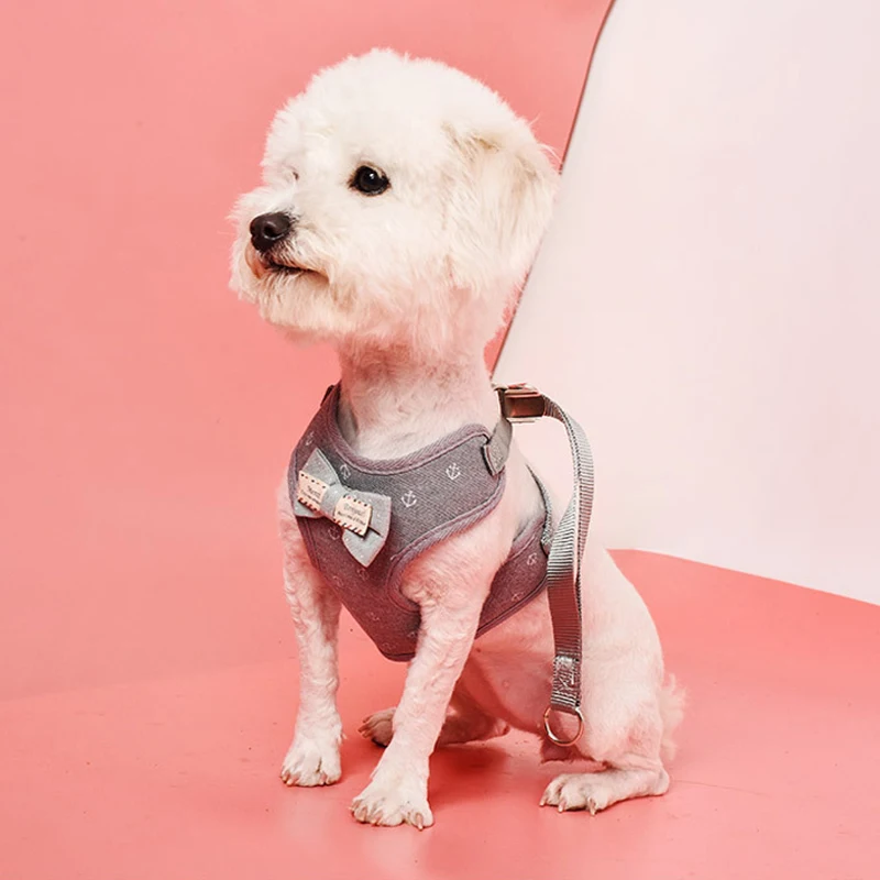 

High Quality Nylon Dog Collar and Flexible Dog Traction Rope Dog Harnesses Outdoor Waliking Dog Leash Dog Harness Pets Supplies