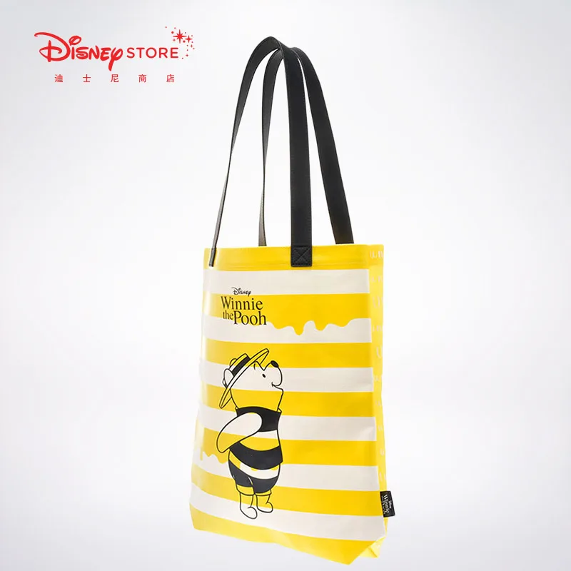 Koop Authentieke Disney Officiële Cartoon Leuke Bee Pooh Beer Grote Capaciteit Een Schouder Handtas Vrouwelijke Reistas Organizer