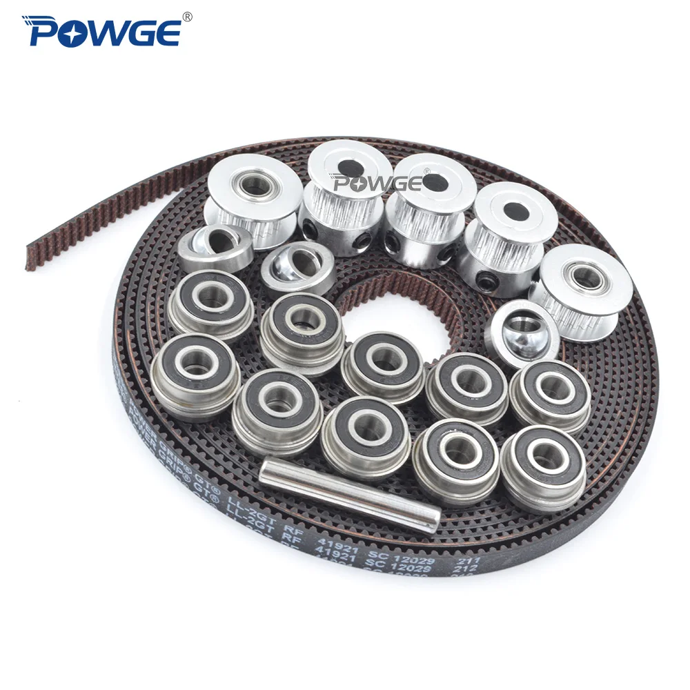 POWGE VORON Trident Motion Set GT2 LL-2GT RF открытая лента 2GT 20T (6 мм шириной) зубчатый шкив |