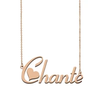 chante name necklace custom name necklace for women girls best friends birthday wedding christmas mother days gift