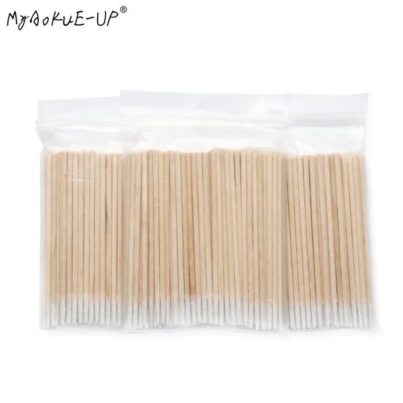 Одноразовые хлопковые щетка-тампон ультрамаленькие безворсовые Микро Кисти