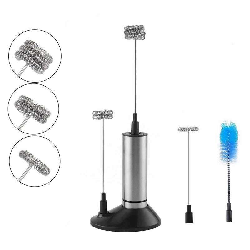 Ручной молочный пенообразователь венчик с батарейным питанием Электрический