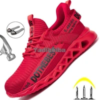 steel toe safety shoes for men women lightweight work sneakers puncture proof work shoes coustruction safety work boots unisex